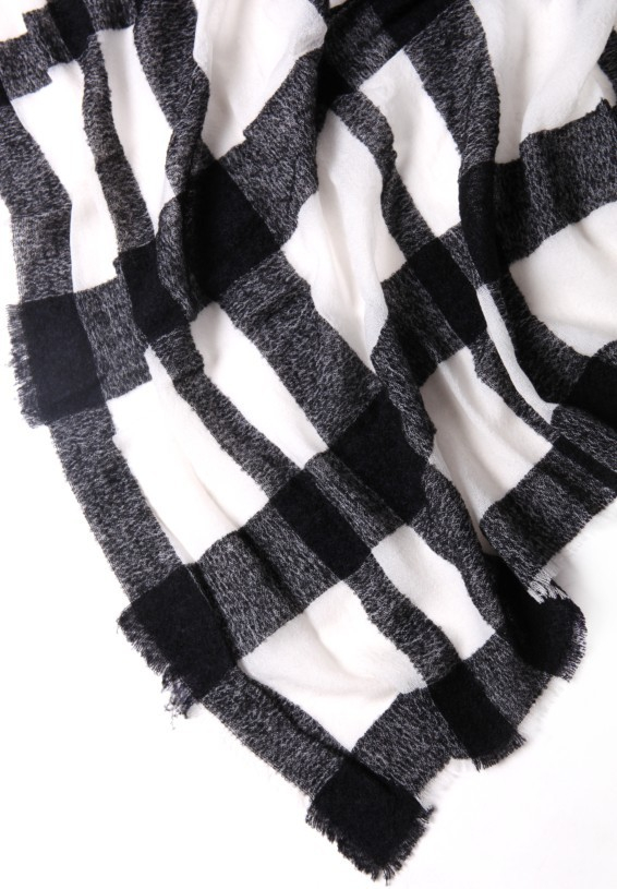 волна, памук мешавина модата жените plaid scarfs shawl pashmina 80x200cm 4side мали расфрлани реси трговија