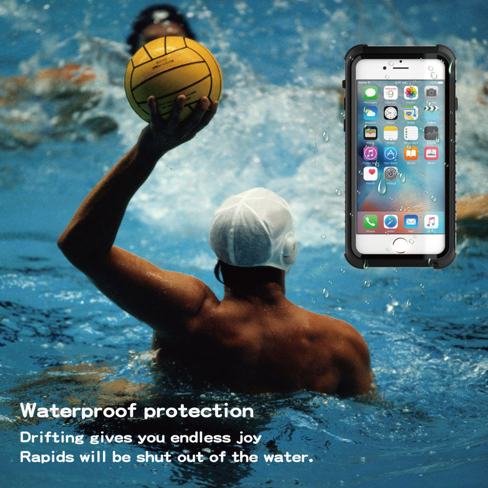 IP68 Спорт, Пливање, Нуркање Водоотпорен Случај За iPhone 6 6s Вдп Shockproof Snowproof домашно МИЛЕНИЧЕ+PC+TPU Маска За iPhone 7 7Plus