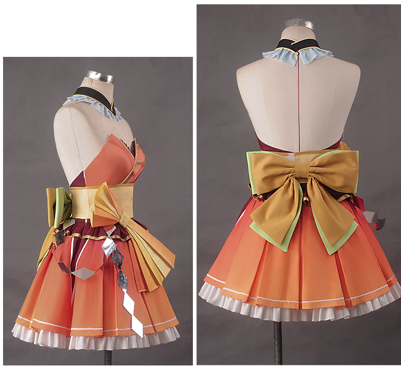 Нова мода VOCALOID cosplay Miku cos miku сладок Портокал девојка жена костим церемонијата се облекуваат за