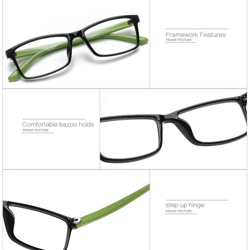 2017 Нови Оптички Обичен Огледало Целосна рамка Студент Наочари Рамки Жените пластични Eye Glasses Рамка за