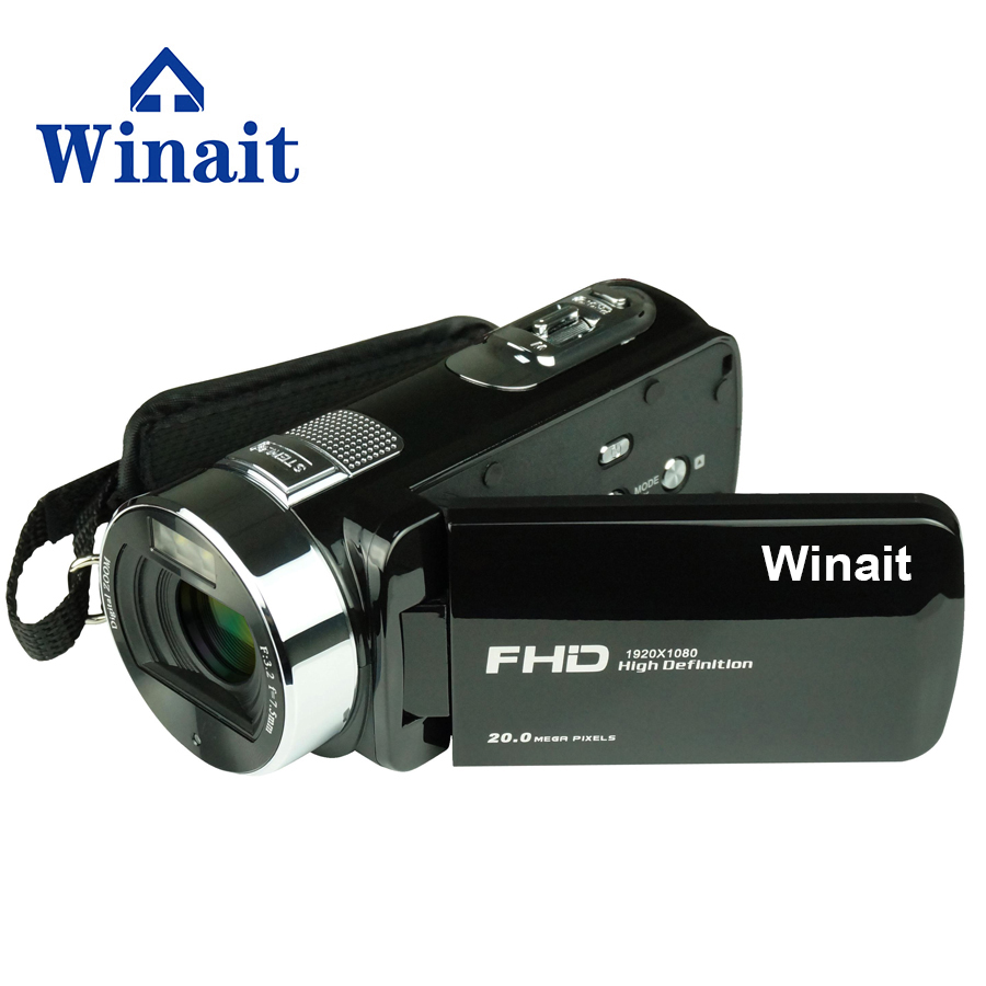 Winait 24.0 Мега Pxiels Висока Дефиниција DVR Безжичниот Далечински Управувач HD 1080P Видео Камера CMOS 8.0 М 18x Дигитален Зум