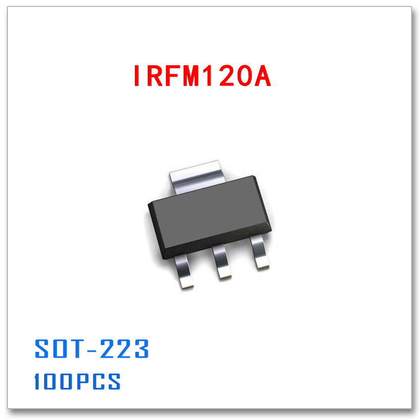 Напојување smd IRFM120A 100pcs/многу IRFM120 100V 2.3 НА sot223 N-канал pdf внатре mosfet електронски