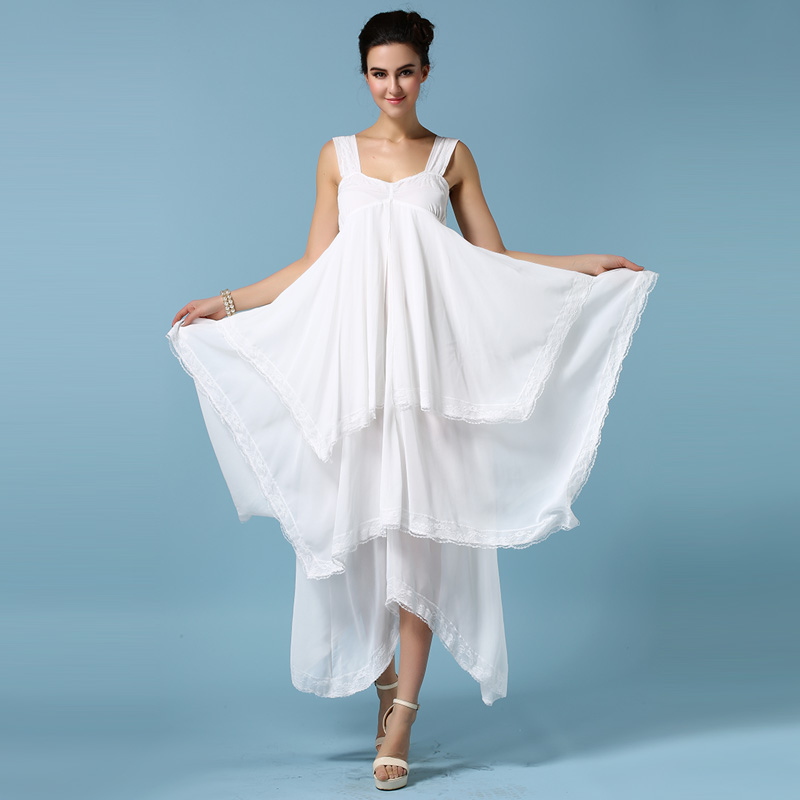 лето луксузни целосен фустан нерегуларни чипка blusas де renda feminino бохемски облека ropa mujer tunics хипи