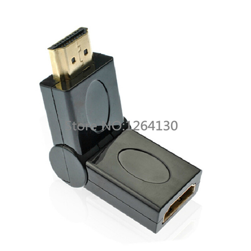 Нови HDMI 1.4 Аглеста Тип HDMI да HDMI Машки да се Женски 90 180 360 степени Ротирачки Адаптер за Полнач
