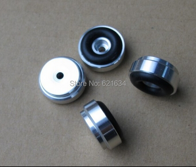Бриз Аудио - гумени прстен шок апсорпција шлаканица-до алуминиум машина нозе (дијаметар 20 mm висина 9 мм)