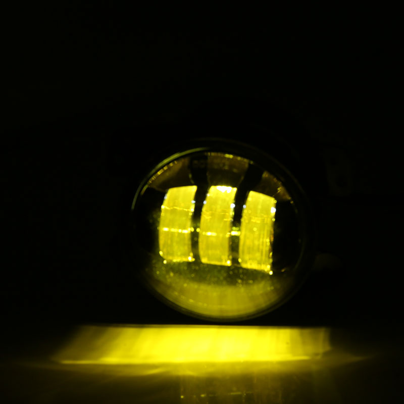 2 ПАРЧИЊА 4inch 30W LED Круг Магла светлина проектор Возење Светилка за Jeep Wrangler JK TJ, ЗАБ Теренски
