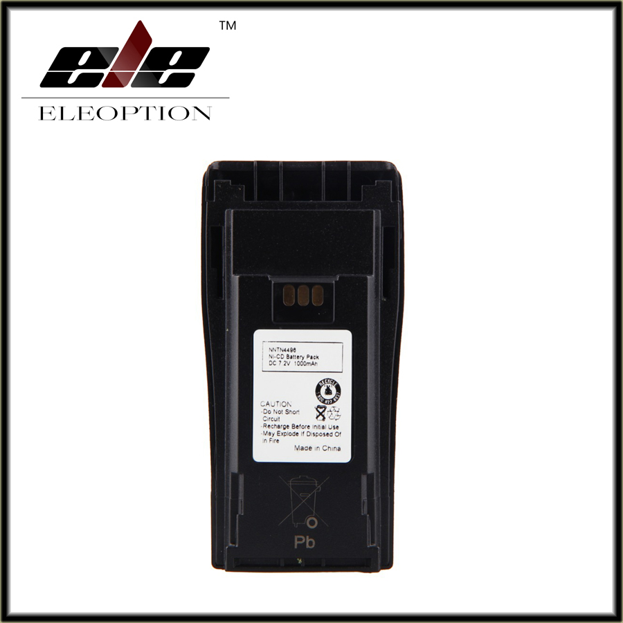 Eleoption 7.2 V NNTN4496AR NNTN4851 Батерија за полнење за MOTOROLA CP040 CP180 GP3138 GP3688 1000mAh Црна