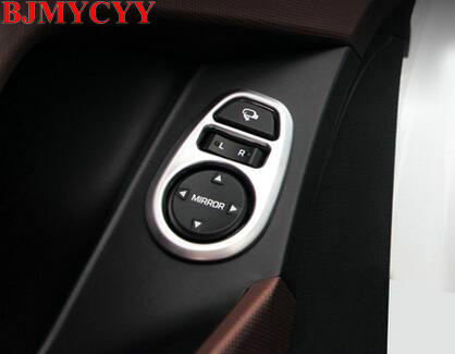 BJMYCYY Одговара За Hyundai Creta IX25 2015 ГОДИНА ABS Вратата Потпирач Rearview Огледало се прилагоди копчето Покрие Трим Modling Гарнитури