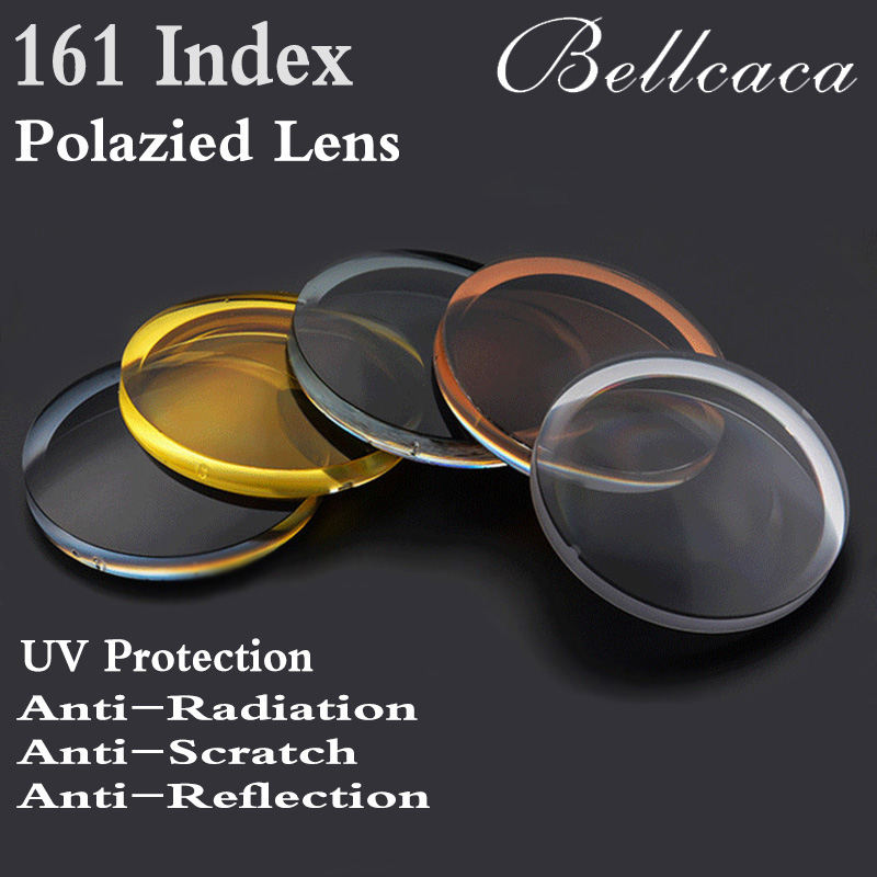 1.61 Индекс Aspheric Оптички Поларизирани очила за сонце Рецепт Леќа CR-39 Myopia Presbyopia Леќа Сонце Очила