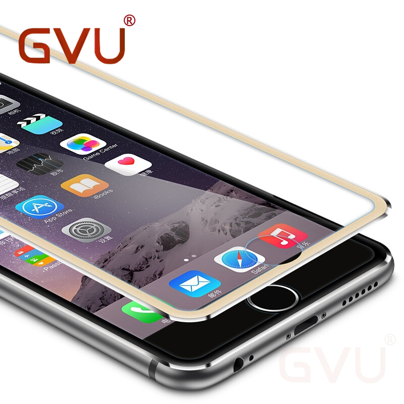 GVU 3D Калено Стакло За iPhone 6 Стакло HD Целосна Покриеност На Екранот Заштита Експлозија Доказ Филм За iPhone 6S 7 7 Плус Стакло