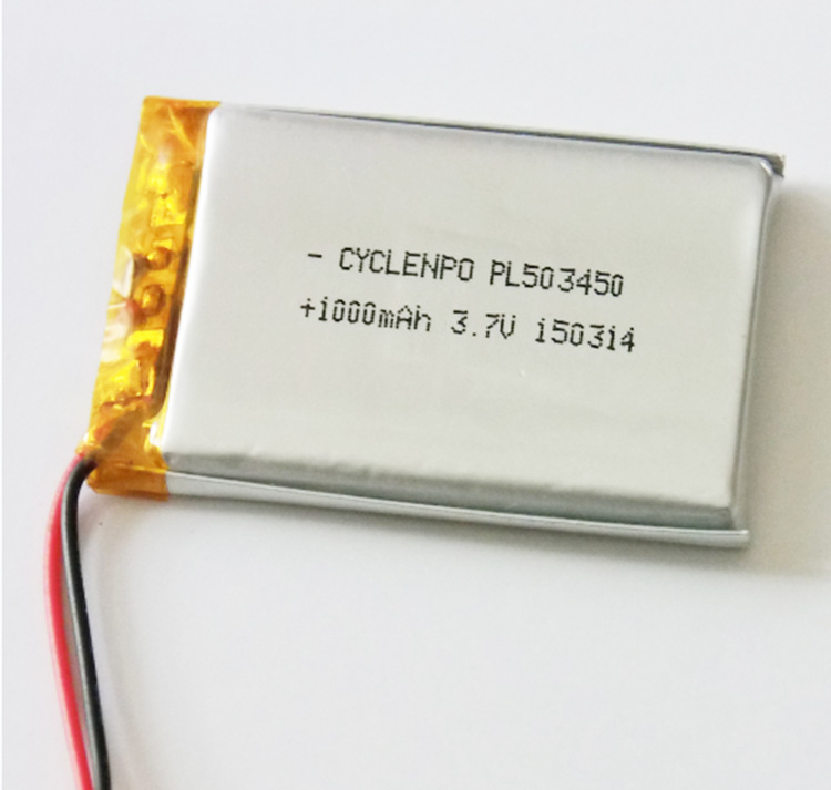 3.7 V литиум полимер батерија 503450 1000MAH MP4 GPS PSP MP5 игра машина (MP3) Батерија Li-ion Ќелија