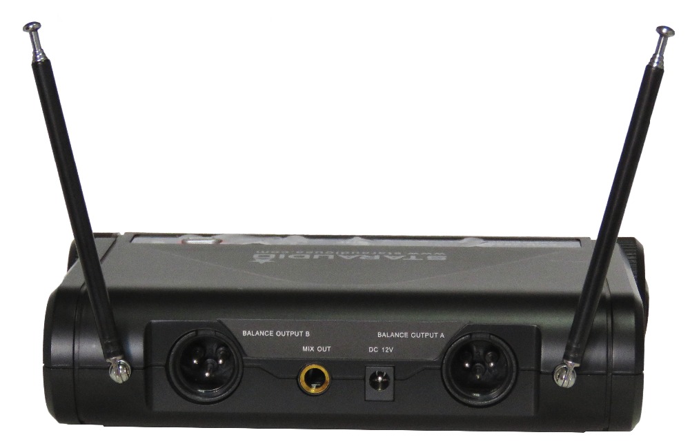 STARAUDIO SMU-2020A+Б 2CH Про UHF Безжична Двојна Рачни и вградениот Микрофон Систем за Микрофон