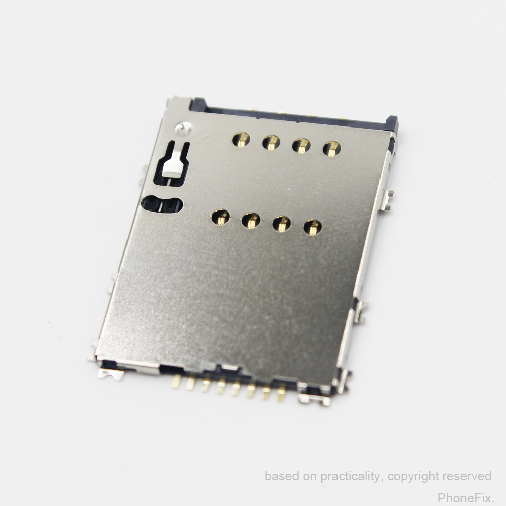 10pcs/многу Оригинални нова sim картичка читателот држач за Samsung P7500 W899 W999 S5750 S5250 P6800 I8530 слот конектор модул