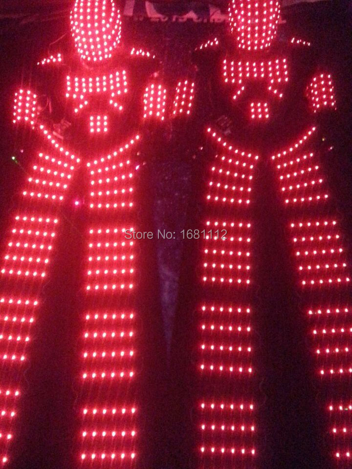 LED Costume66 /LED Облека/Светлина костуми/ LED Робот костуми/ Светлечки костими/ trajes де LED