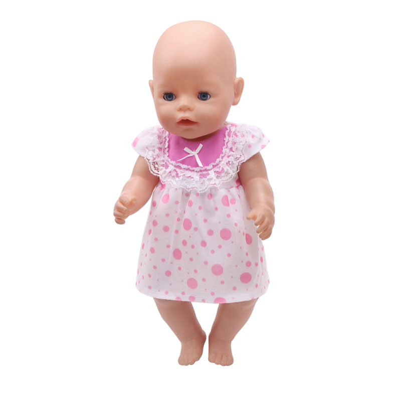 Новиот doll облека Носат одговара 43cm Бебе Родено zapf Деца најдобри Роденденски Подарок(само продаде