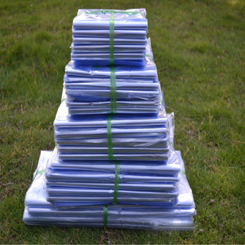 100pcs/многу 20sizes ПВЦ Топлина Shrink Wrap складирање Торба Мало Печат Пакување Торба Јасно Пластика Polybag