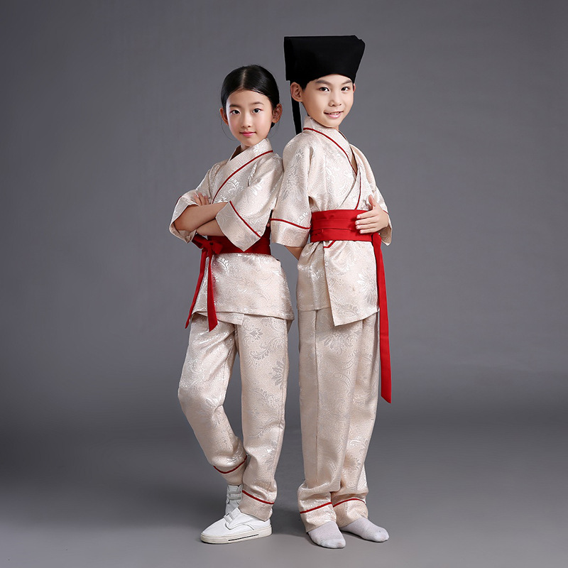 Децата Древните Кинески Студенти Облека, Девојки, Момчиња Кинеската Народна Научник Hanfu Националните Одговараат