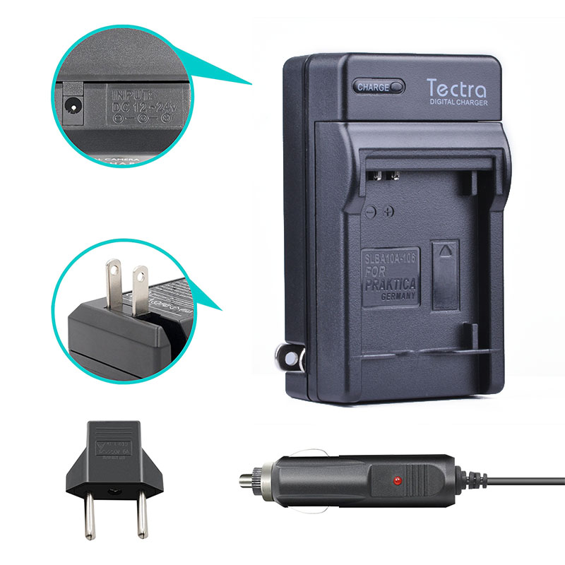 Tectra 4Pcs SLB-10A SLB10A Батеријата + Дигиталниот Апарат за полнење за на Samsung HMX-U10 HMX-U100 SL720