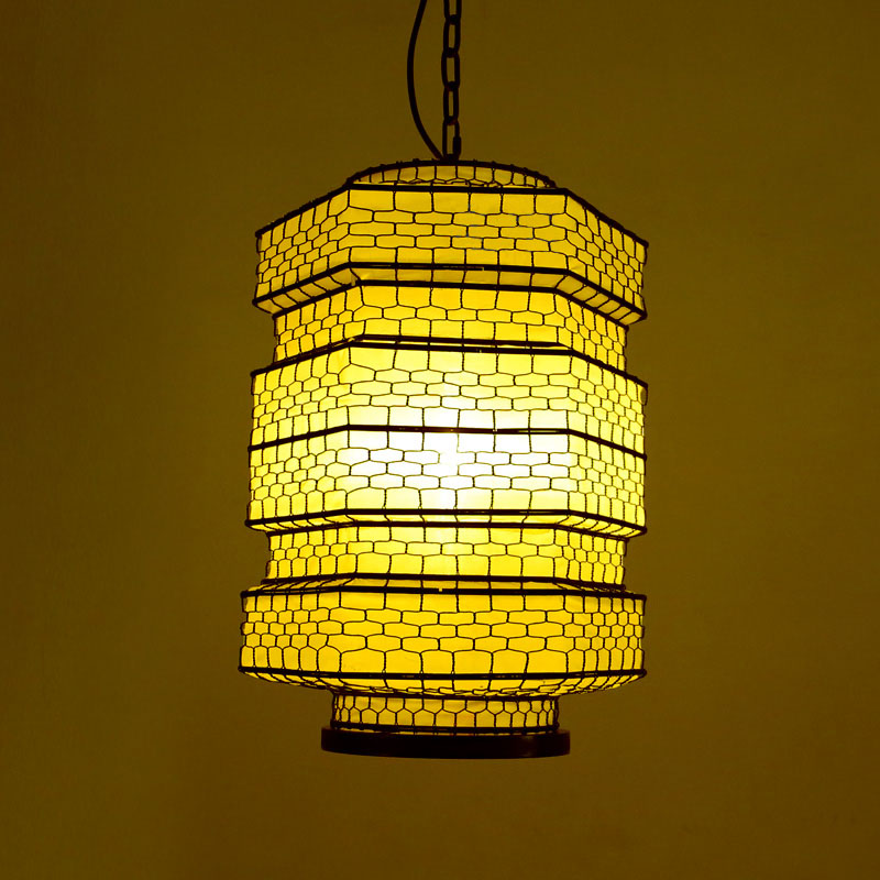 Кинески текстил фенер pendant светилки ресторан чај куќа жешко тенџере Хотел бар студија декорација осветлување