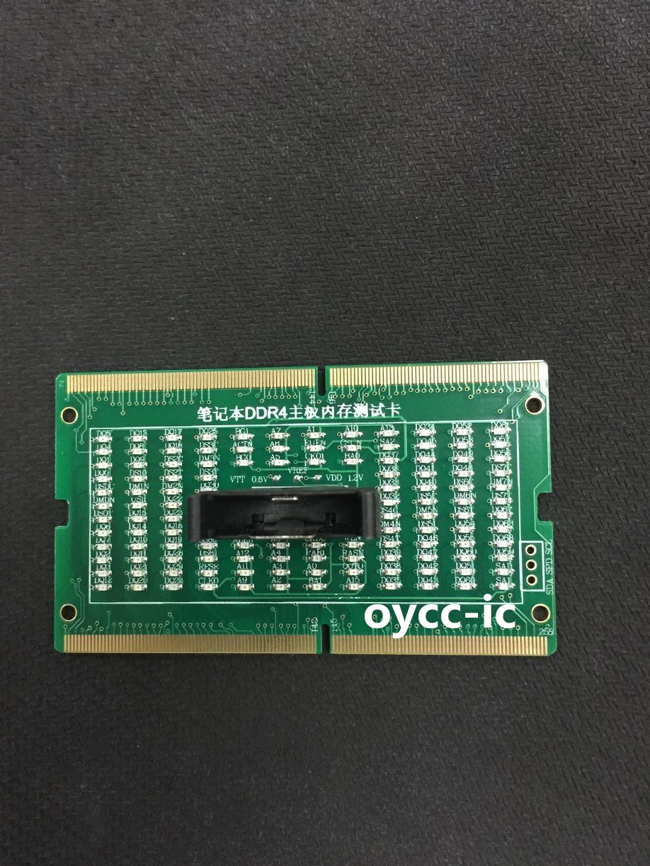 1pcs* Сосема Нов DDR4 слот за мемориска тестер картичка за лаптоп плоча Netbook Лаптоп со LED
