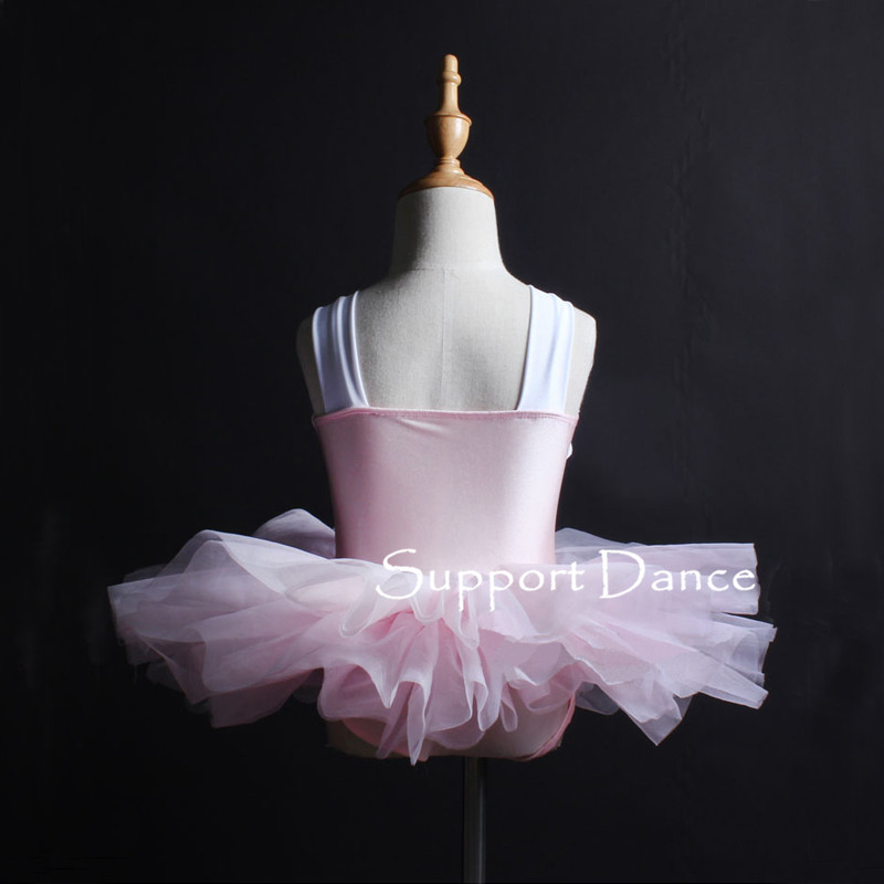 Девојки Жените Camisole Балет Туту Се Облекуваат Децата Возрасни Розова Професионални Танцови Перформанси Костим