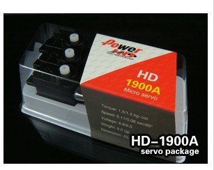 4pcs/многу оригинални Моќ HD HD-1900A Мини Големина Голема Брзина Аналогни Серво 9G
