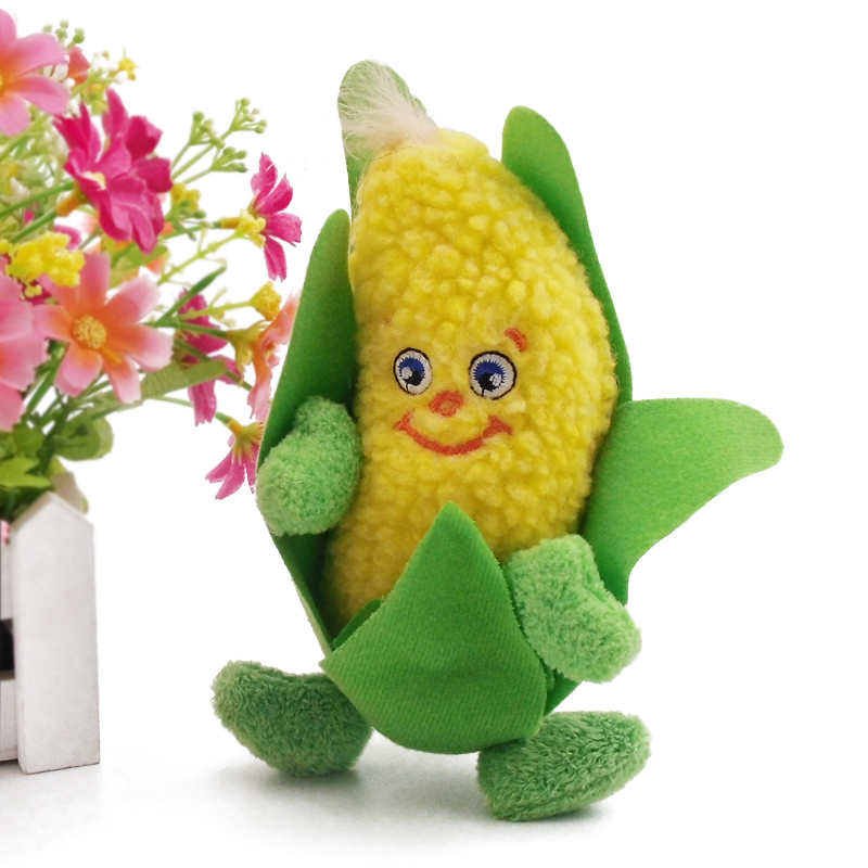 Овошје и зеленчук серија кадифен играчки пченка полнети кукла за децата образование или sandbag Кадифен кукла