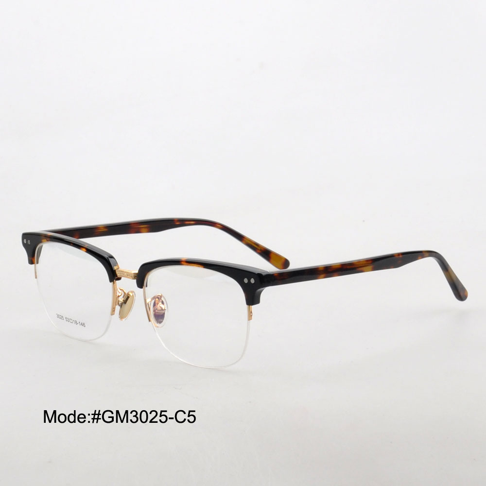 МОЈОТ DOLI GM3025 половина на rim за унисекс нов стил оптички рамка myopia очила рецепт eyewear наочари