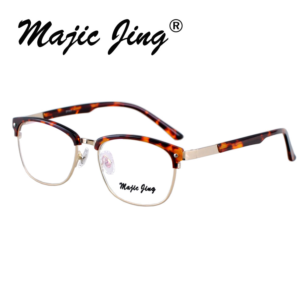 Магијата Џинг RX оптички рамки myopia eyewear eyeglassesTR90 и нерѓосувачки челик целосна rim рецепт очила