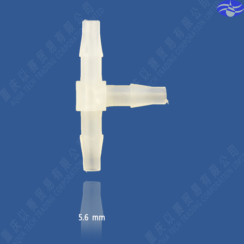 5.6 mm(7/32) Tee пластични цевки конектори,црево конектор,цевководни фитинзи