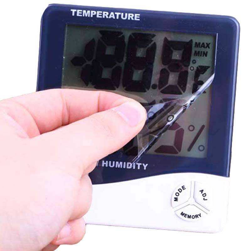 Термометар hygrometer lcd Дигитален Термометар биро за аларм Температура Влажност Метар 3 во 1 електронски метеоролошка станица