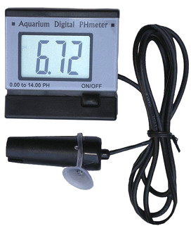 Аквариум МИНИ pH Метар Следи Acidometer копчето батеријата Виси вид Риба резервоарот базен СПА