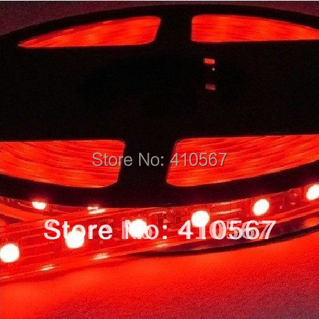GQ компанија Бесплатен превозот 5050 црвено светло лента 12v флексибилни SMD 5050 led лента светлина 300led/5m 60led/m Не водоотпорен