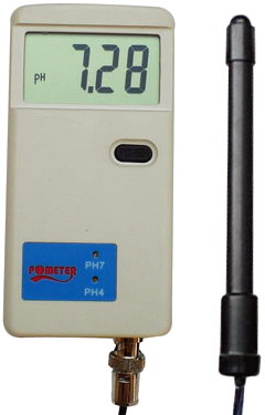 Преносни pH Метар Киселост Тестер Висока Точност BNC replaceabe сонда сензор electrode ATC 0.05 pH солиден трајни 9V батерија