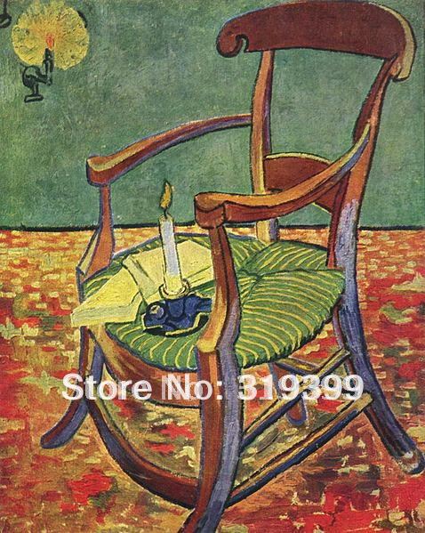рачно изработени маслото репродукција на лен платно ,Павле Gauguin е Фотелја од страна на vincent van gogh,Слободни DHL ,Музеј на квалитетот