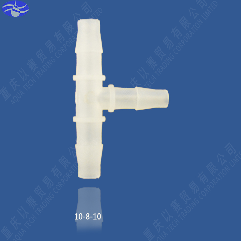 10-8-10 Намалување Tee пластични цевки конектори,црево конектор,цевководни фитинзи