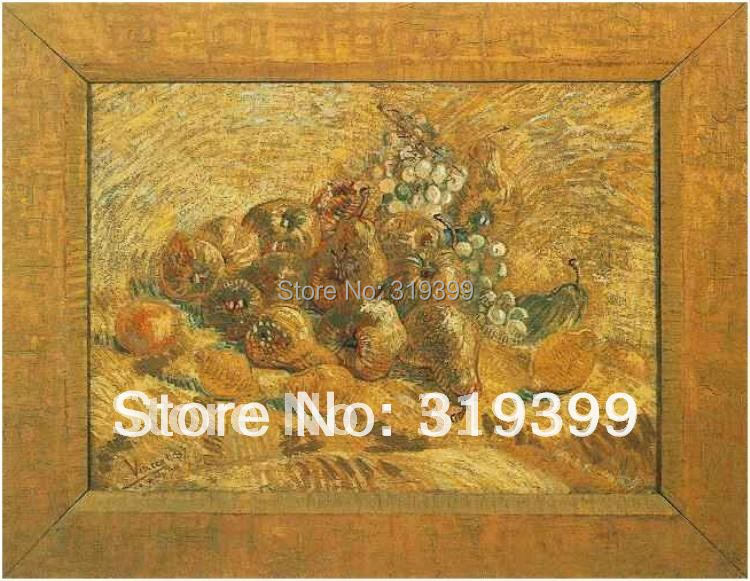 Vincent Van Gogh Маслото репродукција на лен платно,Грозје,Круши и Лимони, рачно изработени,Бесплатен Превозот,Музеј на квалитетот