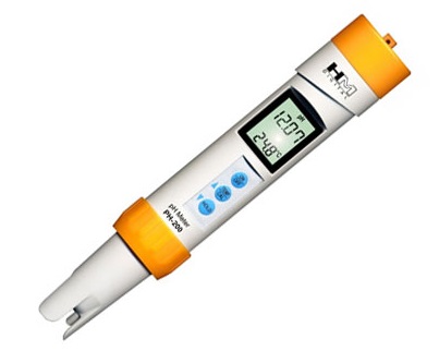 Водоотпорен Температура pH Метар Тестер CE Сертификација Заменливи Electrode Авто-кои се движат 3 поени Калибрација