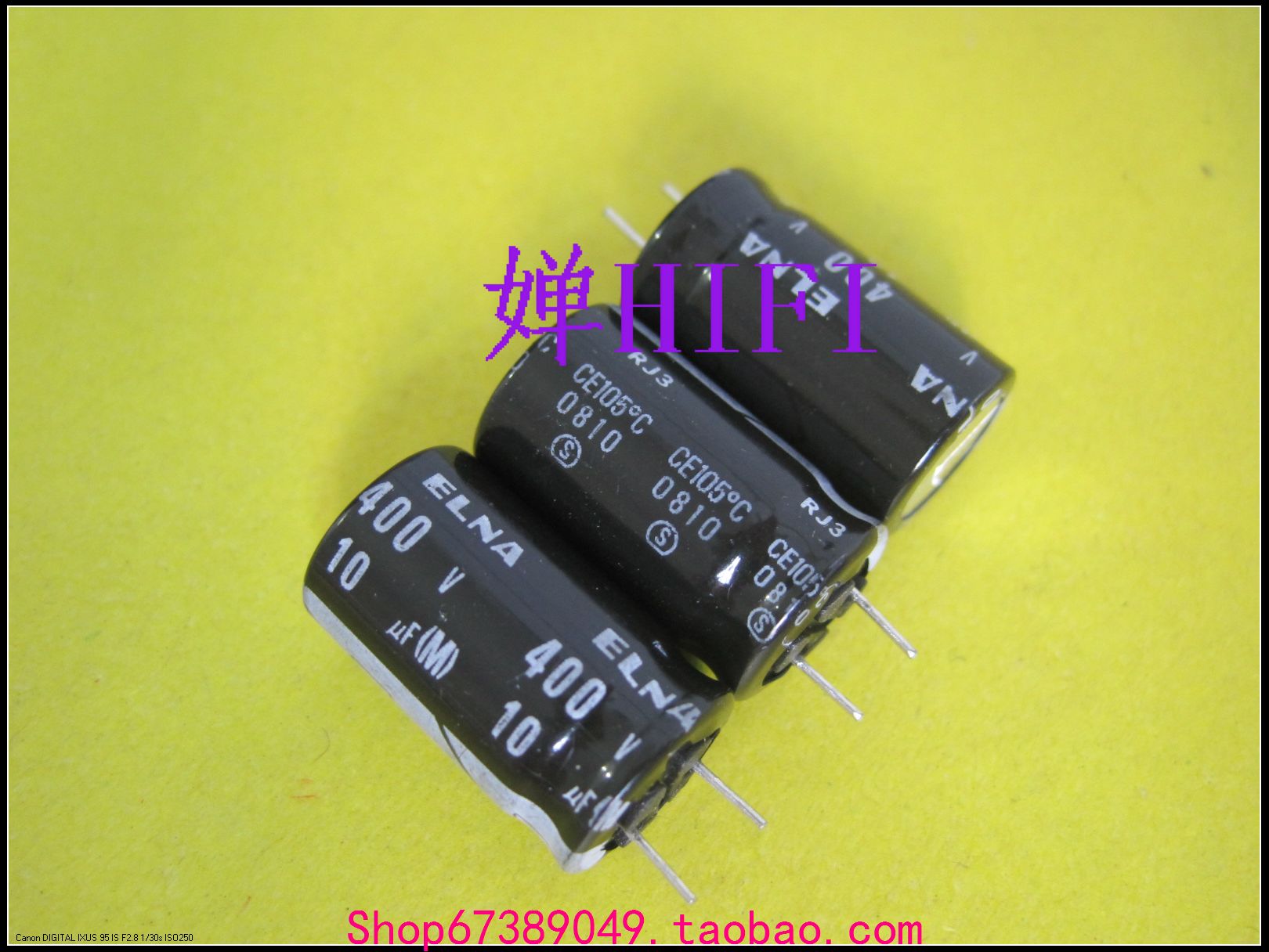 50pcs ELNA Јапонија оригинални RJ3 electrolytic capacitor 400v10uf 12.5x20 бесплатен превозот