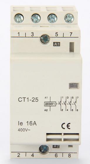16Amps 4NO 220V Din железнички Модуларен AC контактор