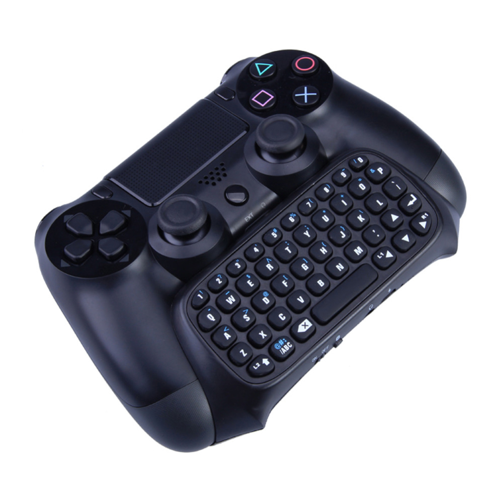 Mutilfunction 2 во 1 Bluetooth Мини Безжична Chatpad Порака Тастатура Игра Конзоли на Sony Playstation 4 PS4