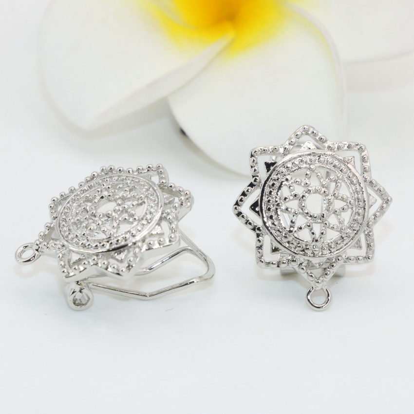 Домот 11 видови мода личност метал сребро-боја уво клип обетки за жени со висок квалитет подароци шарм diy
