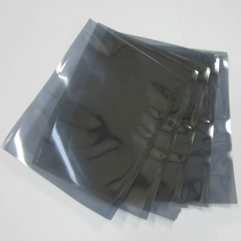 50Pcs/Број 12*35cm Анти-Статички Оклопна Пластични Електронски Складирање Кеси се Отвори Врвот Antistatic Пакет