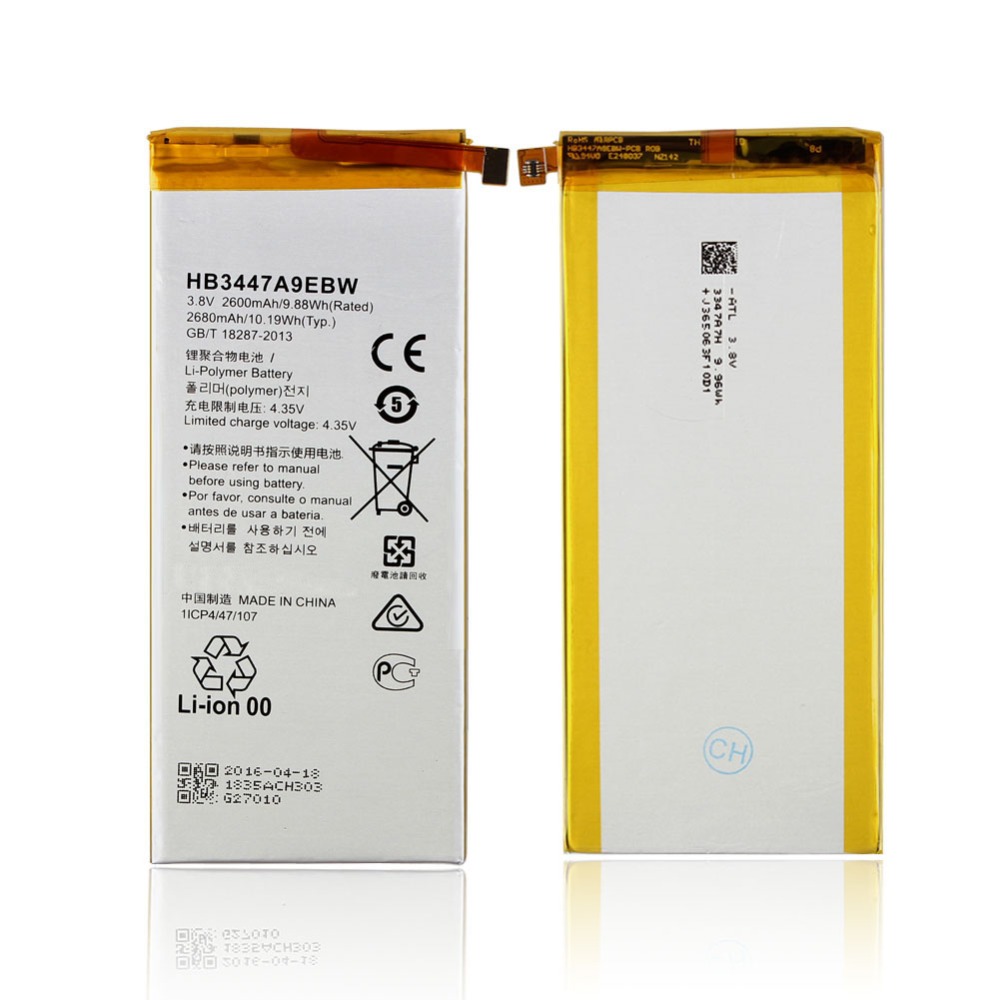 Висок Квалитет 3.8 V 2600mAh Li-Полимер HB3447A9EBW Батеријата За Huawei Искачи P8 Телефонот Резервна Батерија