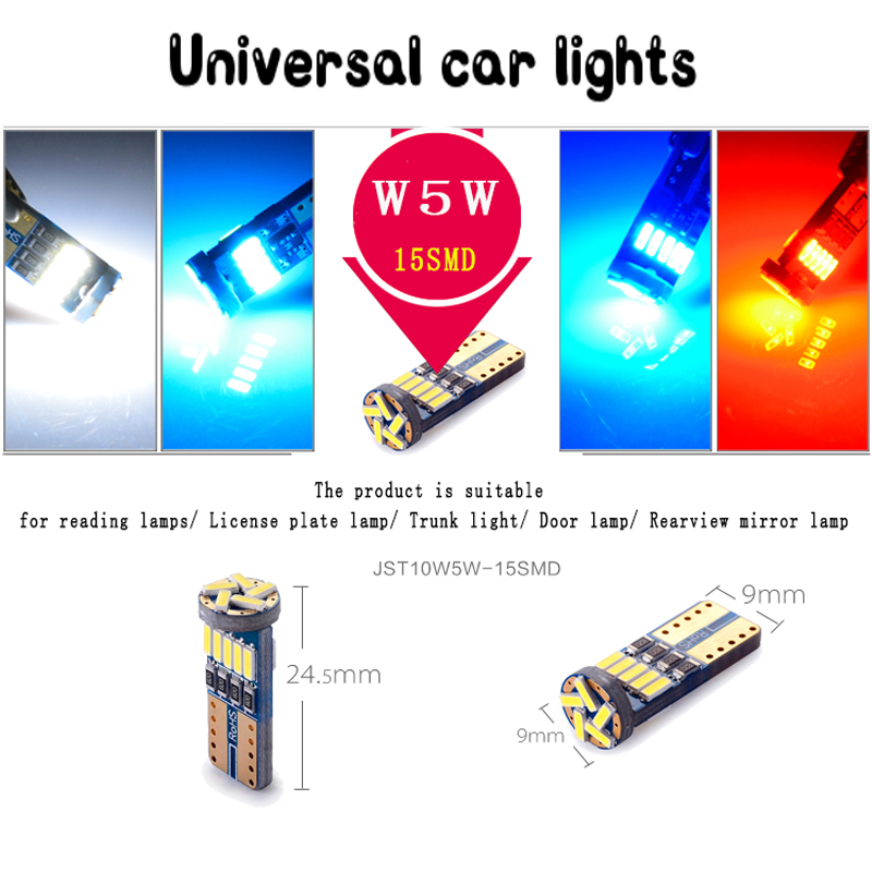 JSTOP8piece/set Viano високо квалитетни led светилки светилки c5w festoon 41mm C10W авто canbus t10 w5w 12VAC светлина