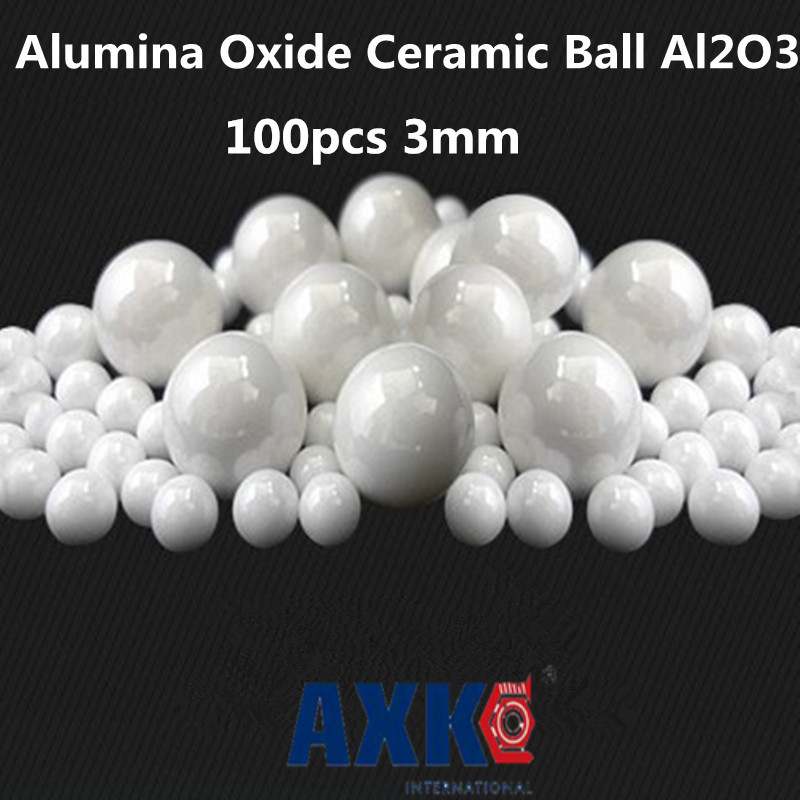 Алумина Оксид Керамички Топката Al2o3 G20 100pcs Користи За Пумпа/вентил/проток-meter/итн. Керамички Ball100pcs 3мм