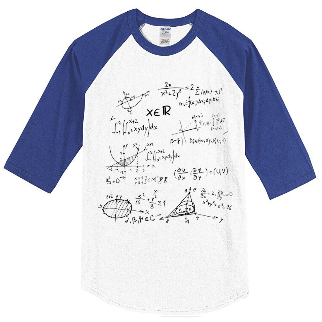 Т-маица 2018 лето Математичка Формула машки маици Биг Бенг Теоријата raglan т кошула sportwear бренд-облека врвот памук