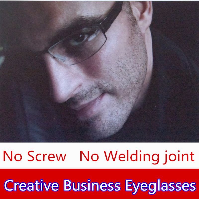 Американскиот стил на високо-се премостени носот Бизнис Креативни framefor човек Screwless myopia prscription