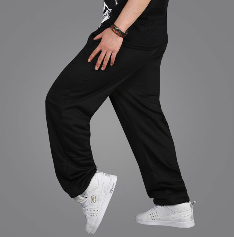 Бесплатен Превозот Година Топла Продажба Европската верзија на хип-хоп панталони Машки хип Повик Полн панталони младите лабава Голема Големина Долги Панталони