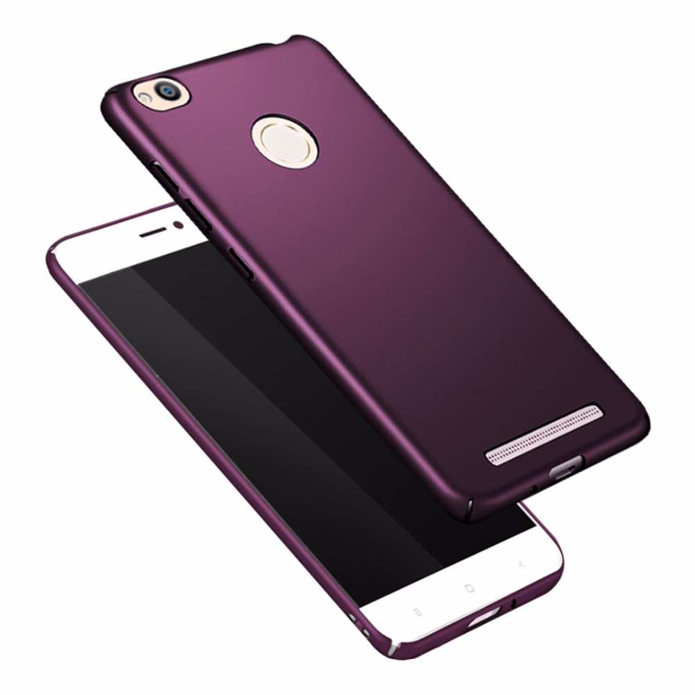 Луксузна Чиста Боја Матирано Телефон Случај За Xiaomi Redmi 3Pro 3S 3X 5.0' Хард Пластични Назад Случаи Целосно Покритие За Redmi 3Pro 3S 3 X
